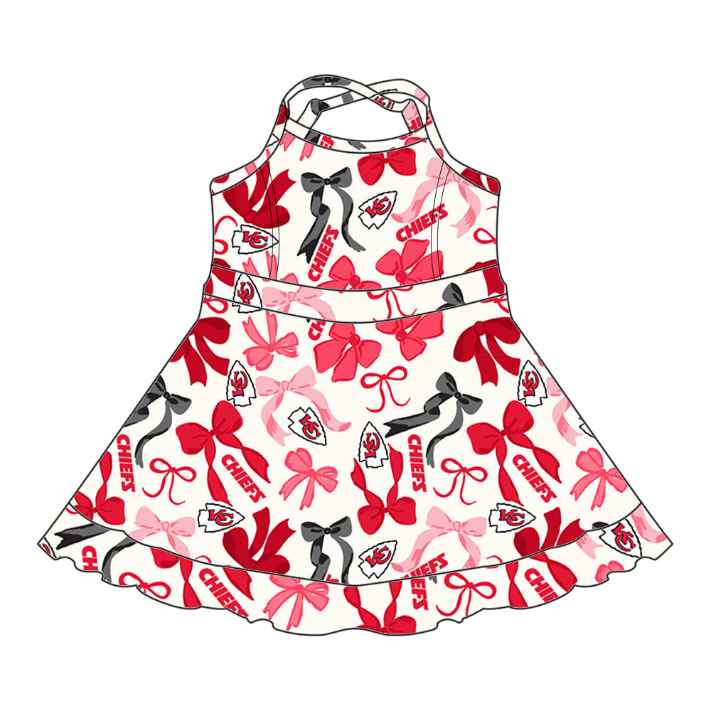 Custom moq 5 mix sizes summer teams baby girls clothes team red short sleeve skirts shorts sets dress 1 and dress 2 and dress 3 and dress 4-25.5.15