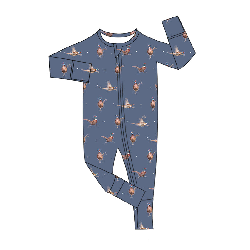 8.21 custom each style moq 5eta 4-6week Sibling Sister duck navy blue baby boys sets and rompers match family design