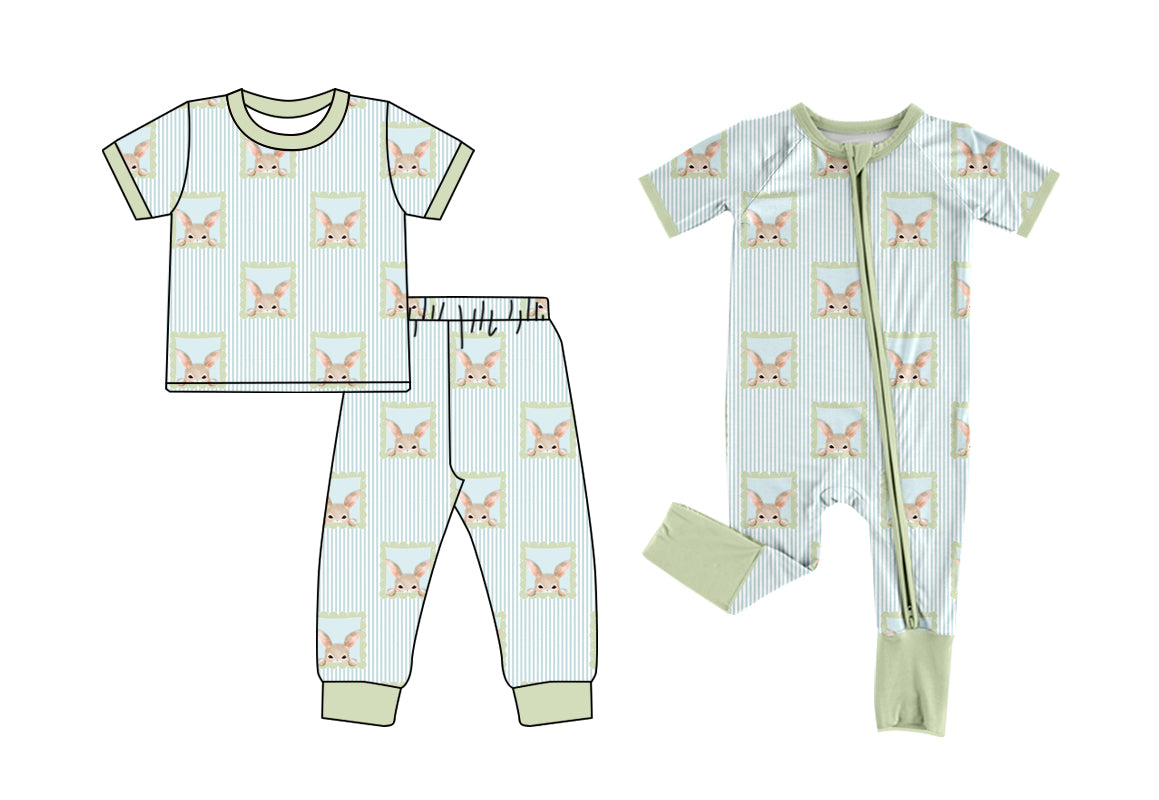 25.12.17 custom each style moq 5 eta 6-8week Sibling Sisters bunny baby boy clothes short sleeve pants sets and romper match family design