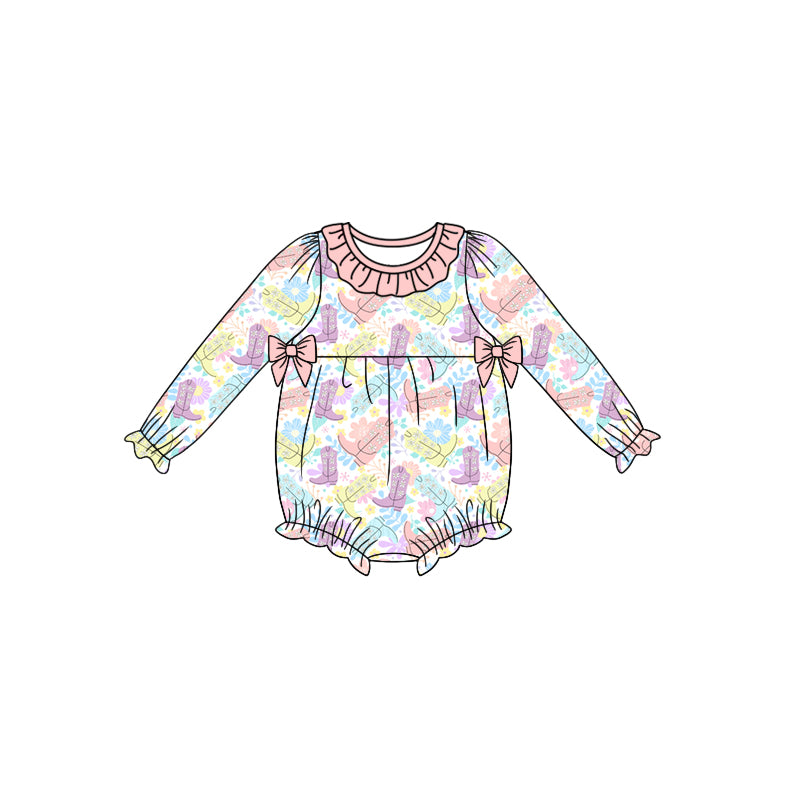 6.17 custom each style moq 5eta 4-6week Sibling Sister boots pink baby girls sets and dress and baby romper match family design