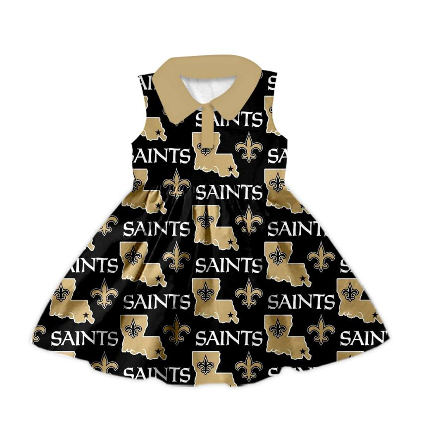 Custom moq 5 mix size milk silk summer teams baby girls clothes team sleeveless dress 1 and dress 5-25.7.12