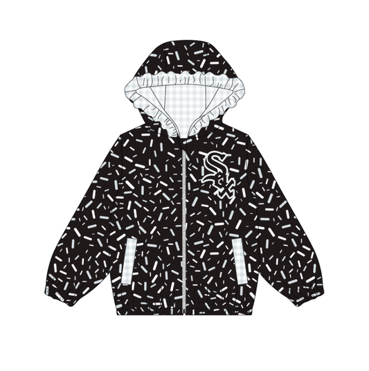 10.3-2-Custom moq 8 mix size milk silk summer team baby girls clothes black hooded long sleeve top-25.10.9