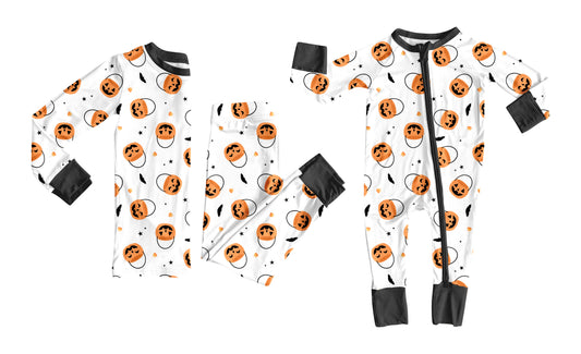 25.8.14 custom each style moq 5eta 4-6week Sibling Sister pumpkin baby boy long sleeve pants sets and rompers match family design