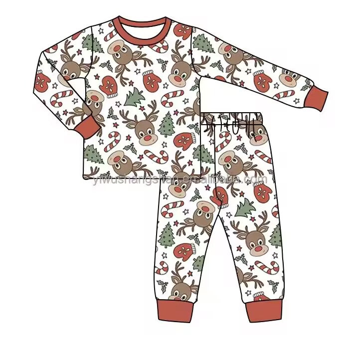 5.18custom each style moq 5eta 4-5week Different style prints autumn pajamas