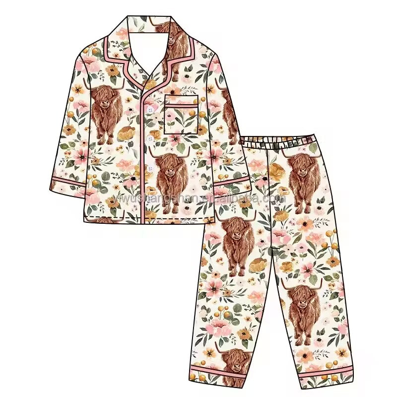 5.18custom each style moq 5eta 4-5week Different style prints autumn pajamas