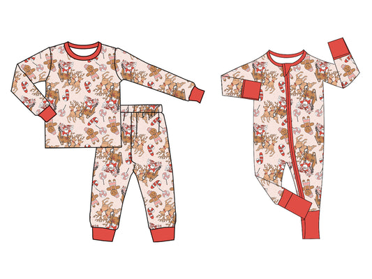 25.7.24 custom each style moq 5eta 4-6week Sibling Sister Christmas baby girl long sleeve pants sets and rompers match family design