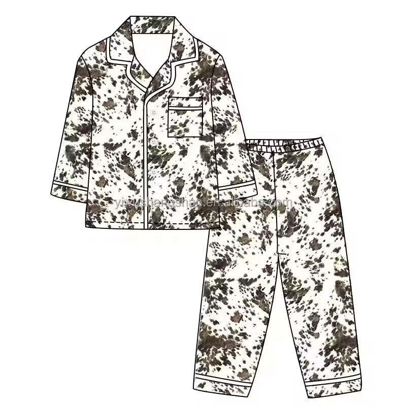 5.18custom each style moq 5eta 4-5week Different style prints autumn pajamas