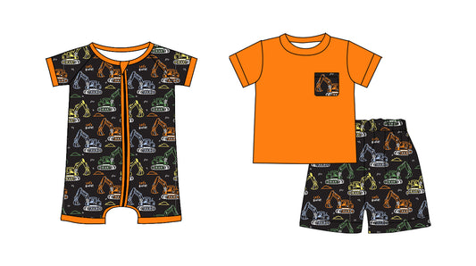 25.10.16 custom each style moq 5 eta 6-8 week Sibling Sister baby boy short sleeve shorts sets and boy rompers match family design