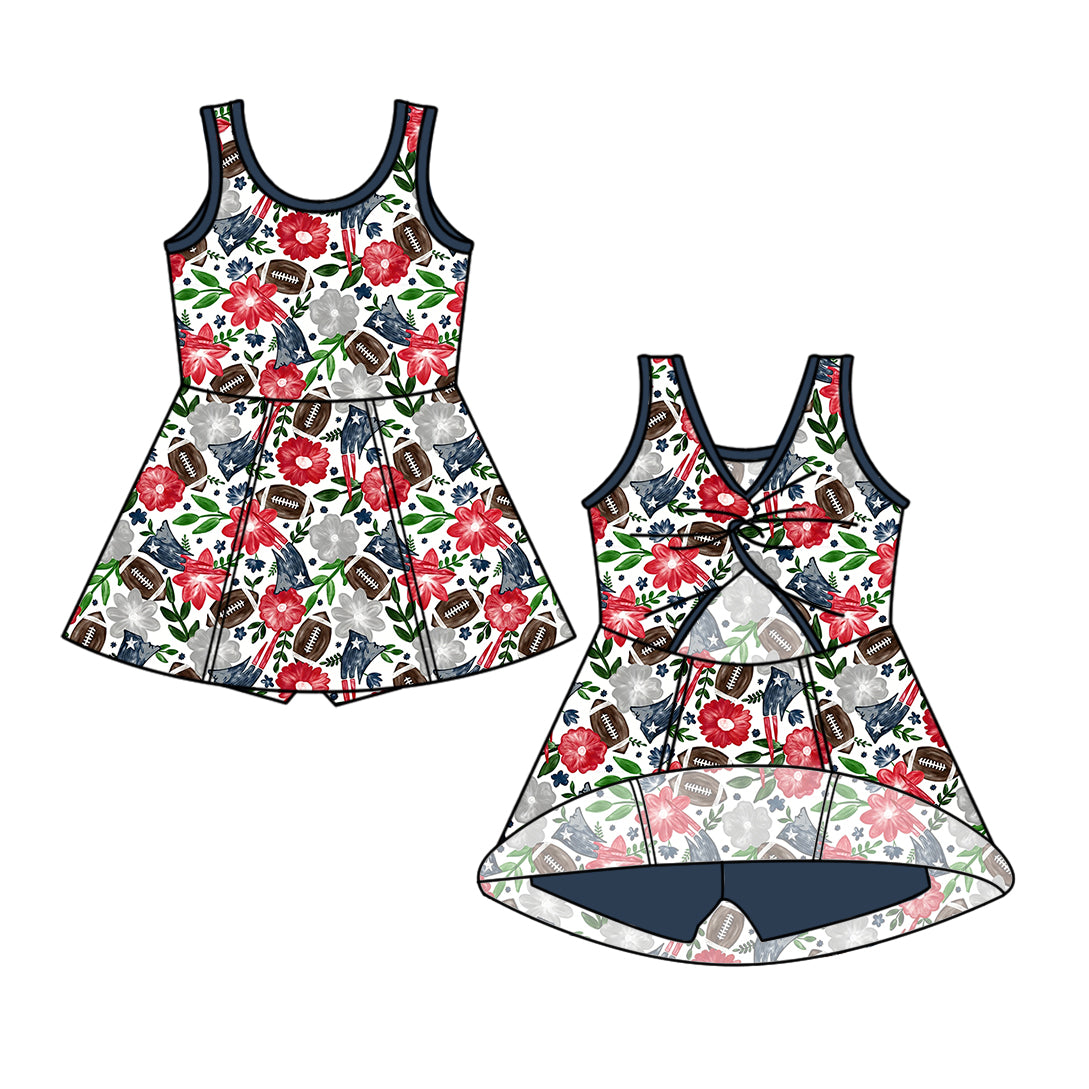 Custom moq 5 mix size milk silk summer teams Baby Girl Sleeveless Top And Shorts Set Sleeveless Skirt Set Yoga Dress Romper