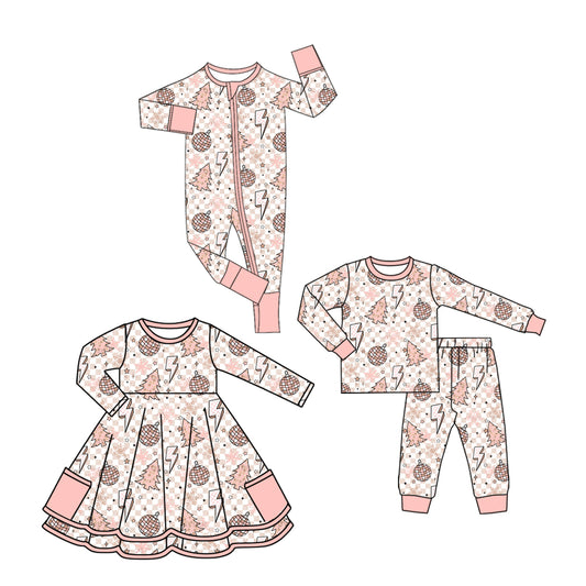 25.7.8 custom each style moq 5eta 4-6week Sibling Sisters baby girl long sleeve pants sets and dress and rompers match family design