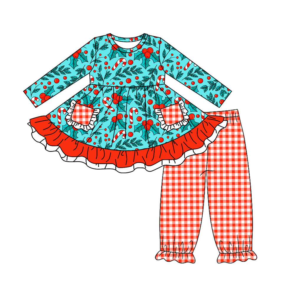 5.27 custom each style moq 5eta 4-5week Sibling Sister Christmas green girls outfits dress and baby romper and jumpsuit match family design