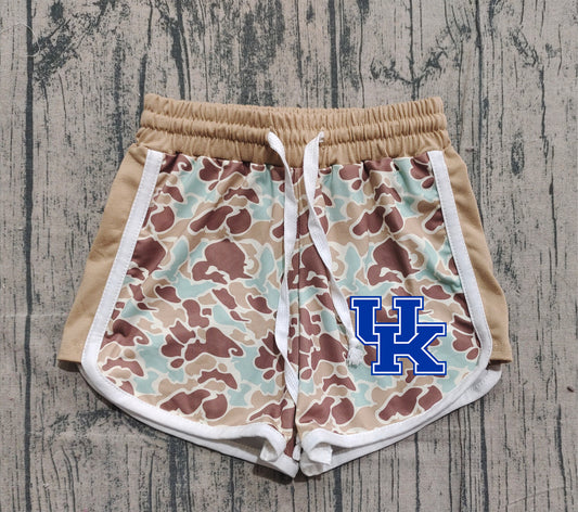 Custom moq 5 mix size milk silk baby kids clothes team camouflage summer shorts-25.11.20