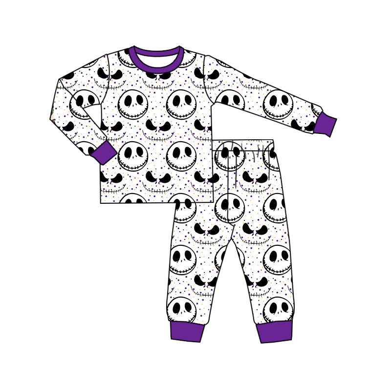 8.6 custom each style moq 5eta 4-6week Sibling Sister purple and white baby boys sets and rompers match family design