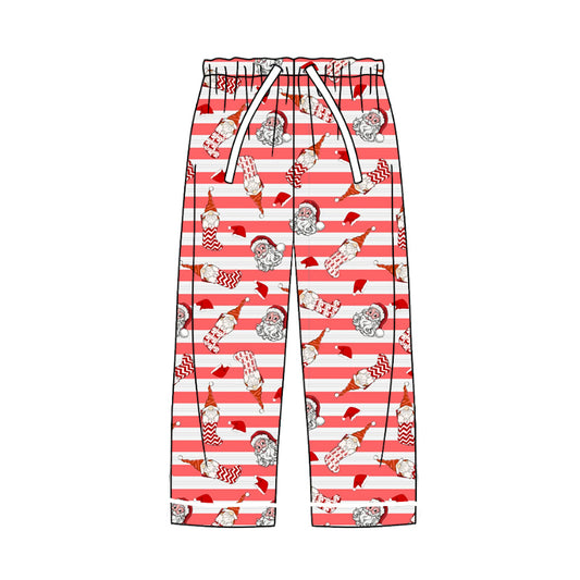 9.2 custom each style moq 5eta 4-6week adult clothes Christmas red long pants adult man pants