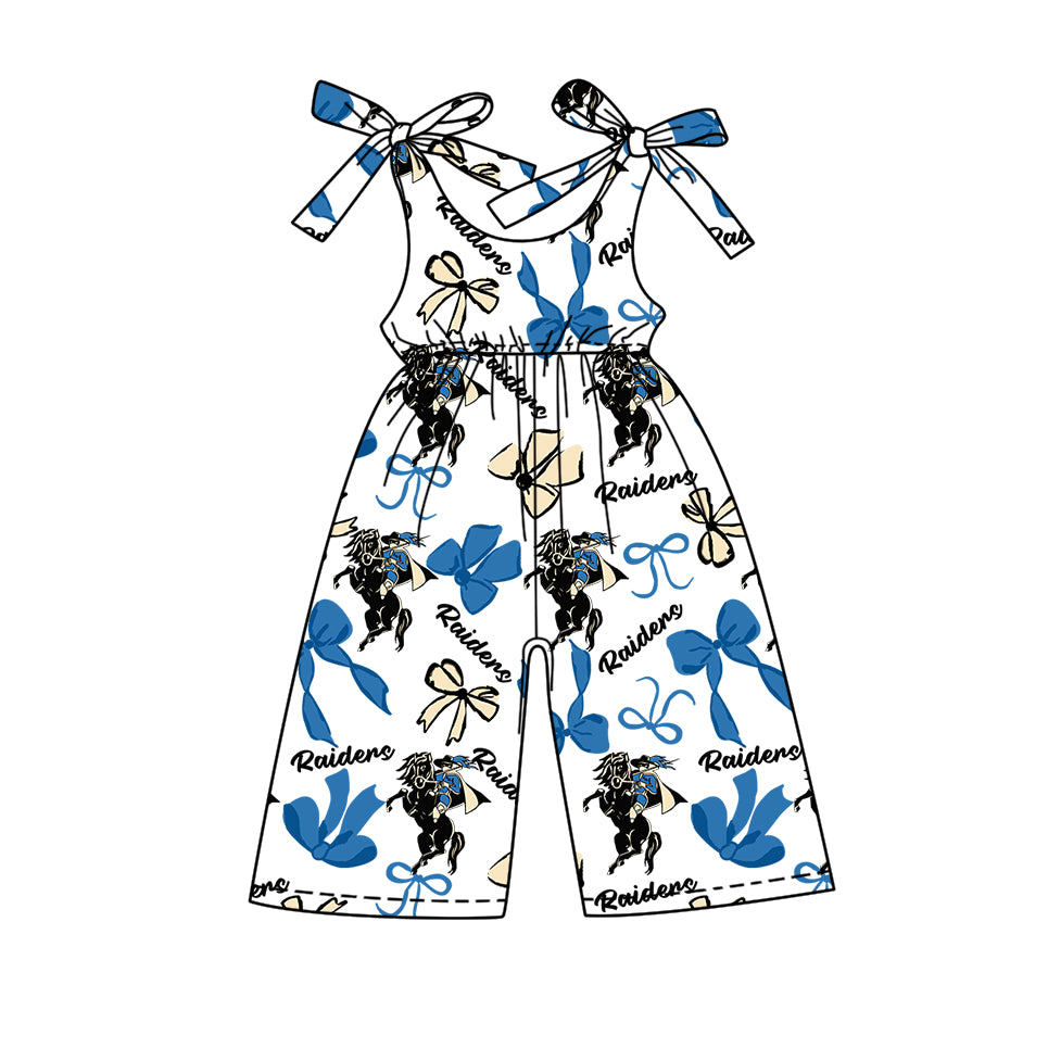 Custom moq 5 mix size milk silk summer teams baby girls clothes bow sky blue hooded long sleeve pants sets and skirts sets and dress and jumpsuit and top-25.7.30