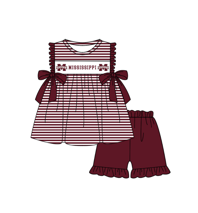 Custom moq 5 mix size milk silk summer teams baby girl boys clothes red short sleeve shorts sets 2 and brief sets and dress and rompers 2 series
