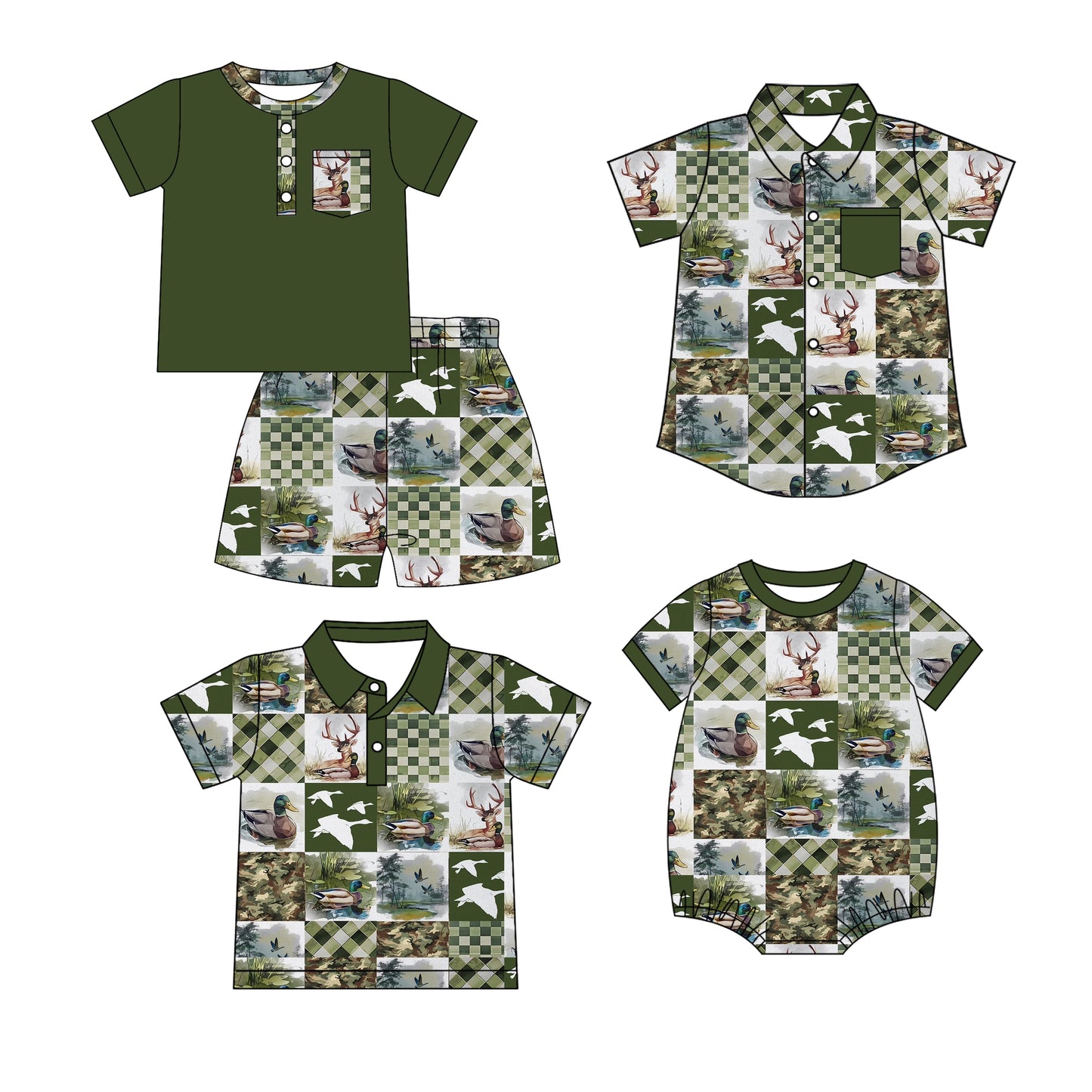 25.12.18 custom each style moq 5 eta 6-8 week Sibling Sister duck baby boy short sleeve shorts sets and boy rompers and top 2 match family design