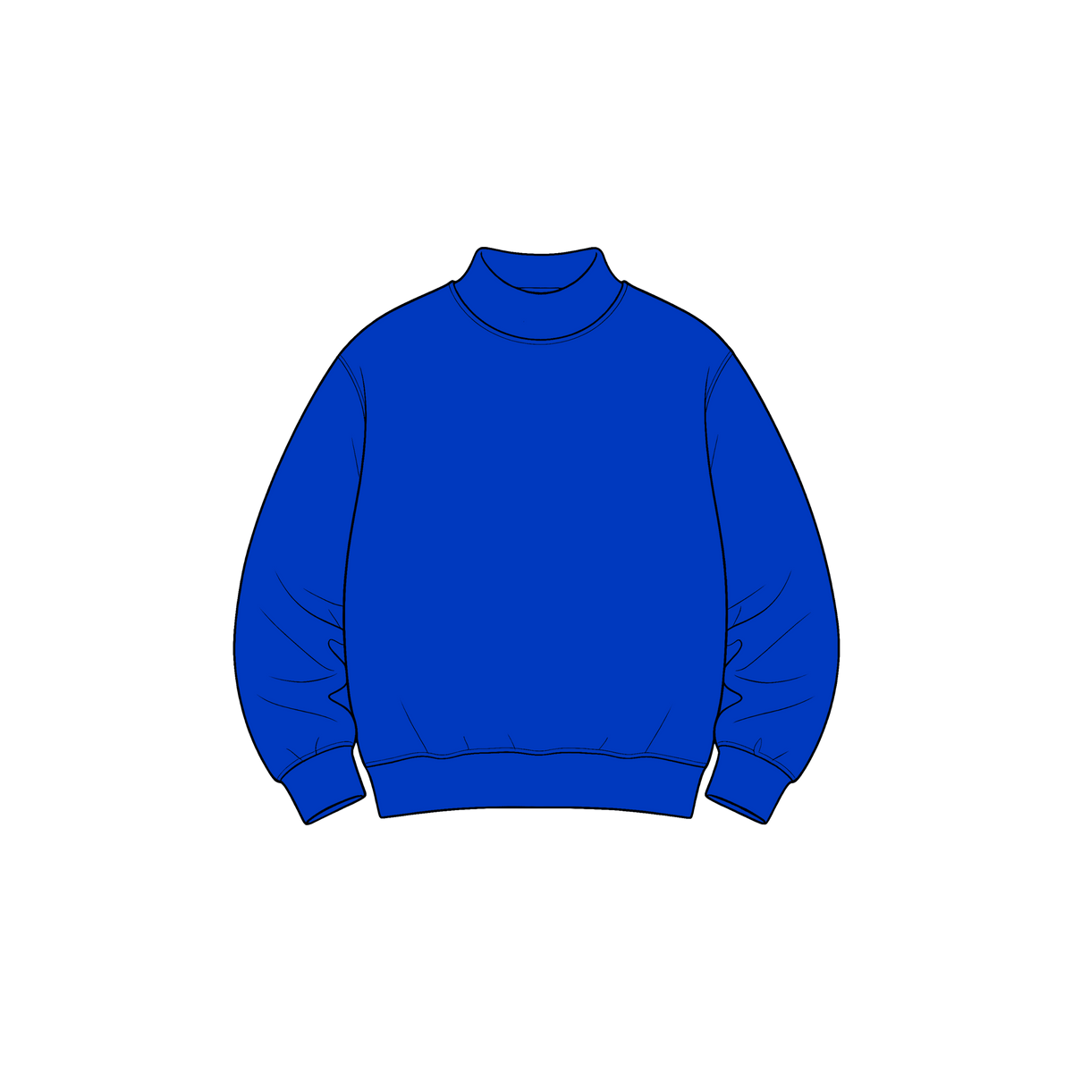 custom moq 5 mix size High Neck Baby Kids Solid Mock Neck Long Sleeve Pullover Sweatshirt Toddler Boys Girls Fall Casual Top