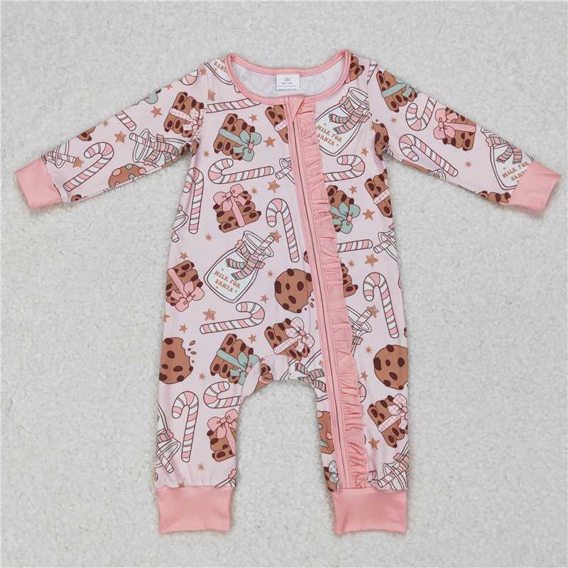 Baby Girls boys milk biscuits print pink Family siblings set
