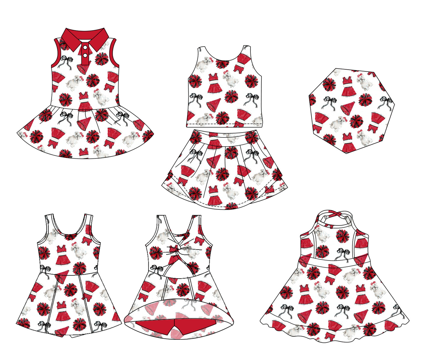 26.1.16 custom each style moq 5 eta 6-8week Sibling Sister team bow baby short sleeve dresses 3 and skirts sets match design