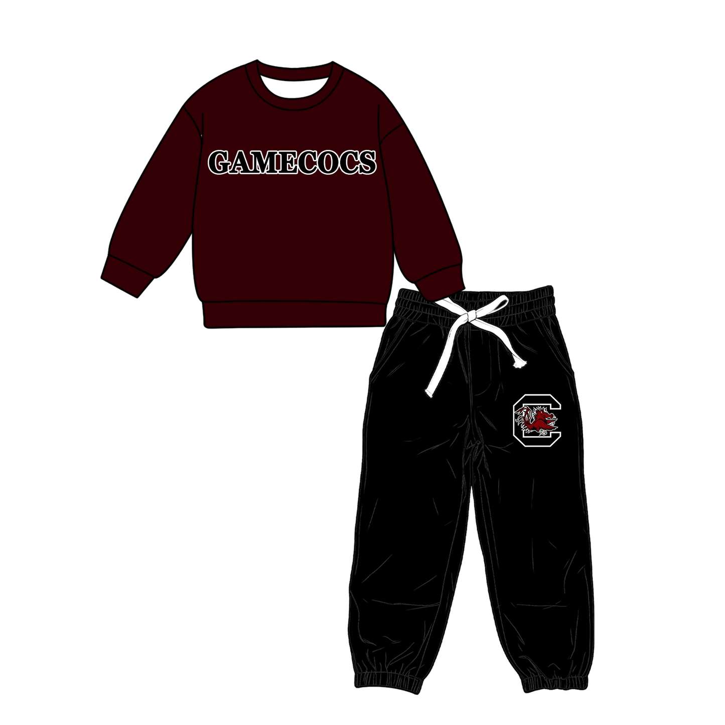 custom moq 5 mix size MSD070904 Baby Kids Long Sleeve Tops Pocket Pants Outfit Set