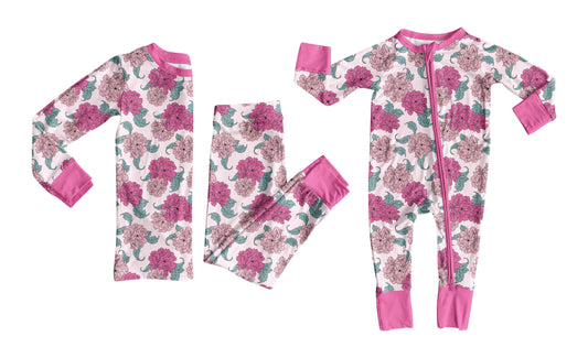 25.9.27 custom each style moq 8 eta 6-8week Sibling Sisters floral baby girl clothes long sleeve pants sets and romper match family design