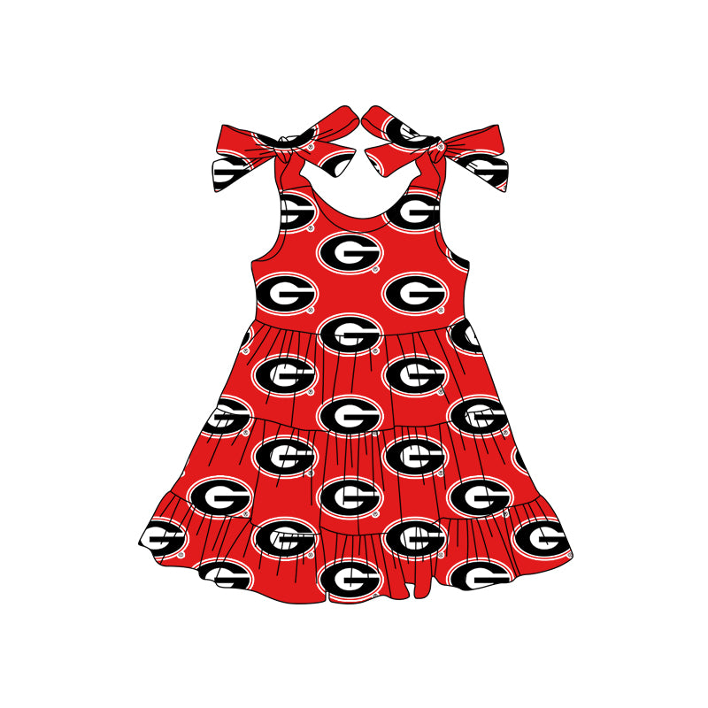 Custom moq 5 mix size milk silk summer teams baby girls clothes team red sleeveless shorts sets and skirts sets and dress and jumpsuit-25.7.15