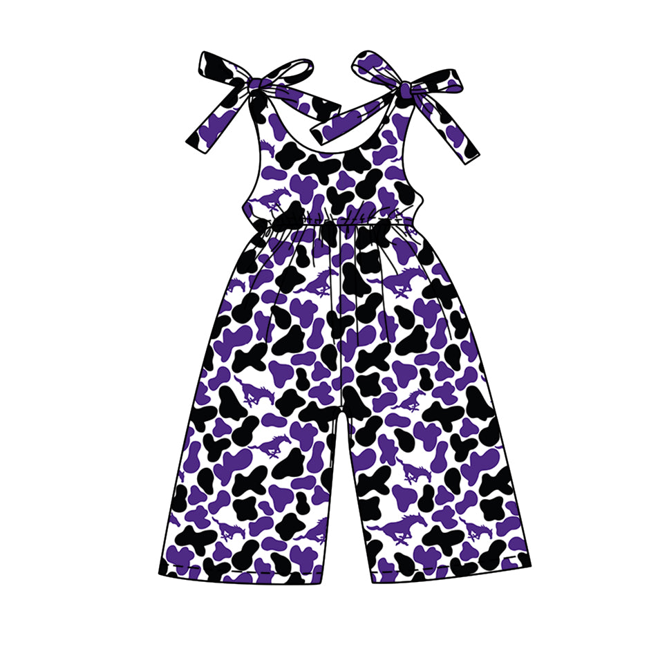 Custom moq 5 mix size milk silk summer teams baby girls clothes camouflage purple hooded long sleeve pants sets and skirts sets and dress and jumpsuit and top-25.8.1