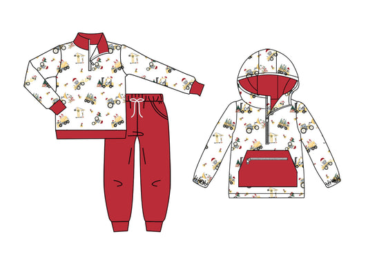 25.8.28 custom each style moq 5eta 4-6week Sibling Sisters baby boy long sleeve pants sets and top match family design