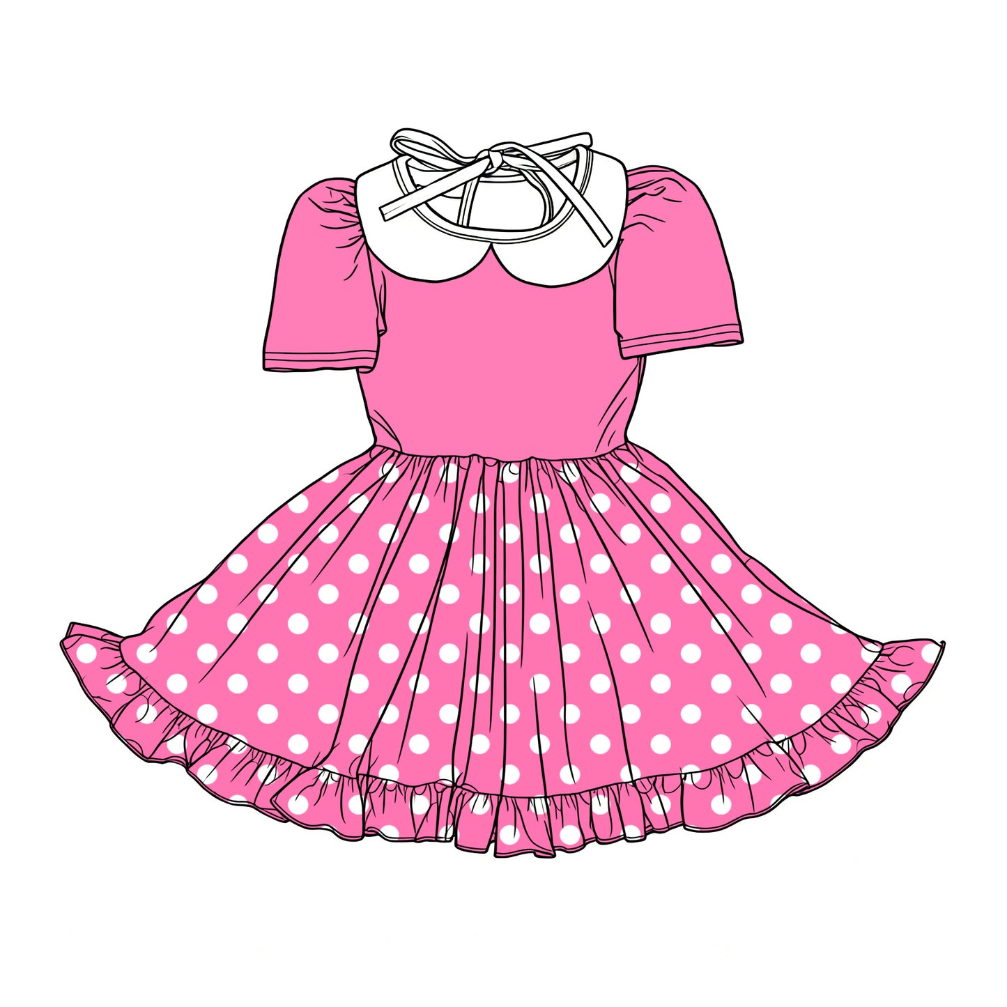 25.12.6 custom each style moq 5 eta 6-8week Sibling Sister baby short sleeve dresses 2 match design