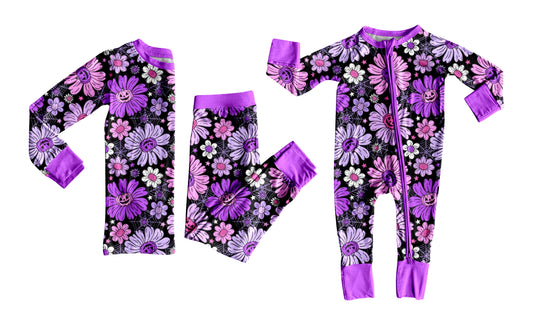 25.7.15 custom each style moq 5eta 4-6week Sibling Sister floral baby girl long sleeve pants sets and rompers match family design