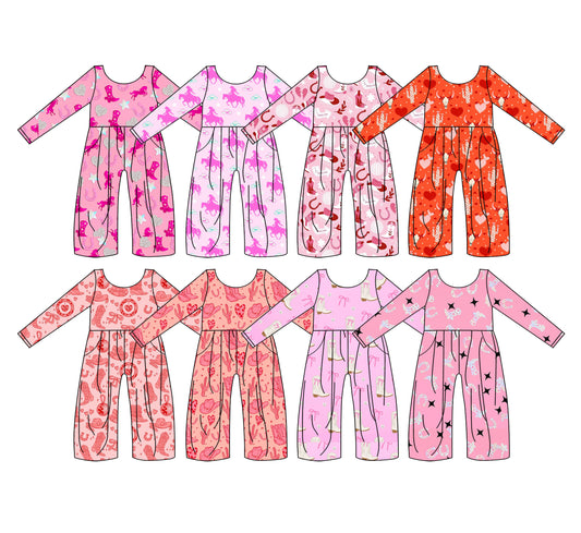 25.9.23 custom each style moq 8 eta 6-8week Sibling Sisters baby girl long sleeve jumpsuits 8 match family design