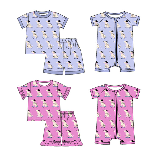 25.12.27 custom each style moq 5 eta 6-8week Sibling Sister baby short sleeve shorts sets 2 and romper 2 match design