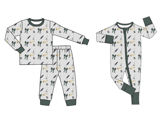 25.6.30 custom each style moq 5eta 4-6week Sibling Sisters bow baby boy long sleeve pants sets and rompers match family design