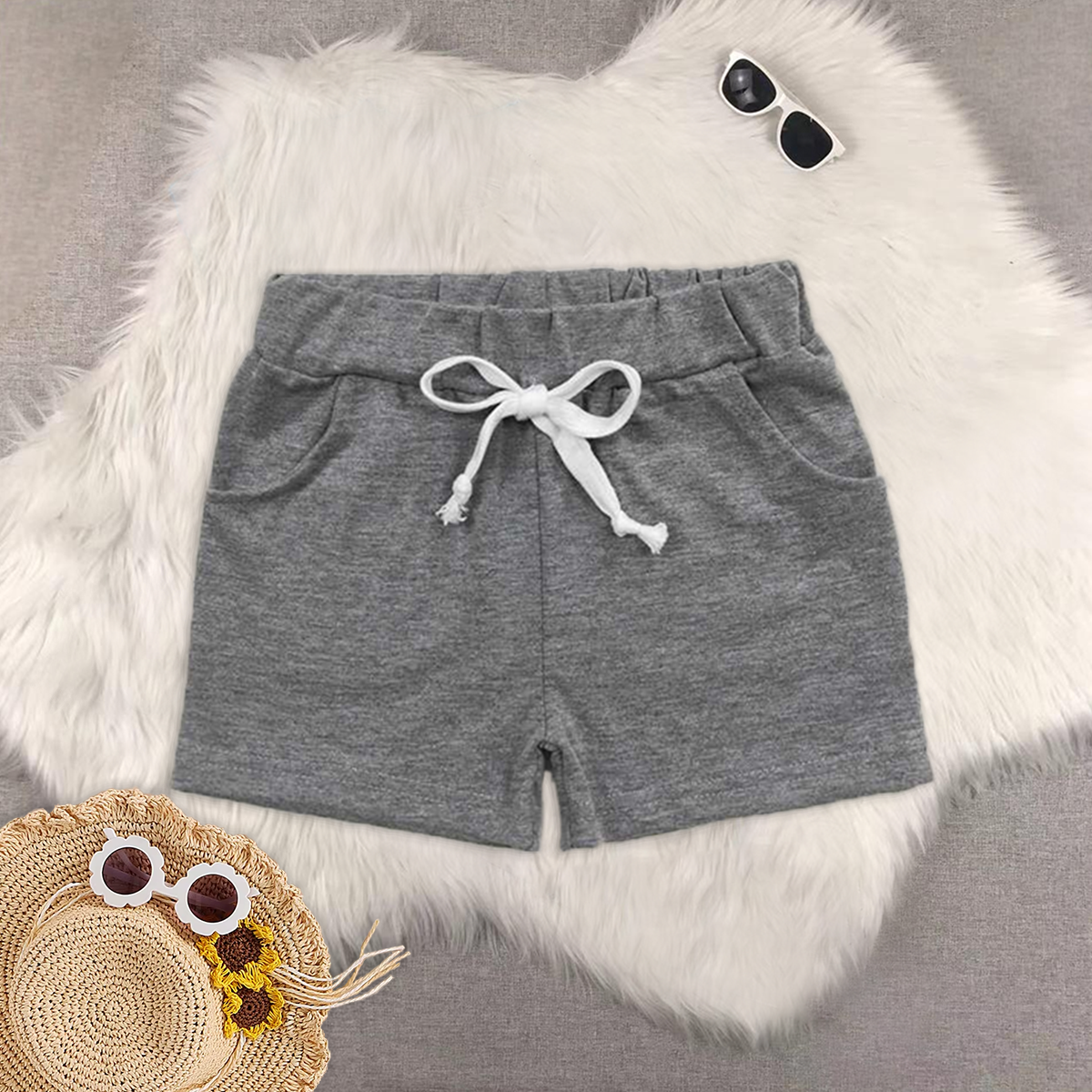 RTS NO MOQ baby girl clothes summer shorts