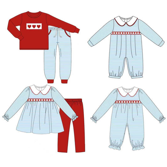 Custom moq 5 each style eta 6-7weeks baby boy clothes love long sleeve pants set 2 and romper 2-25.9.8