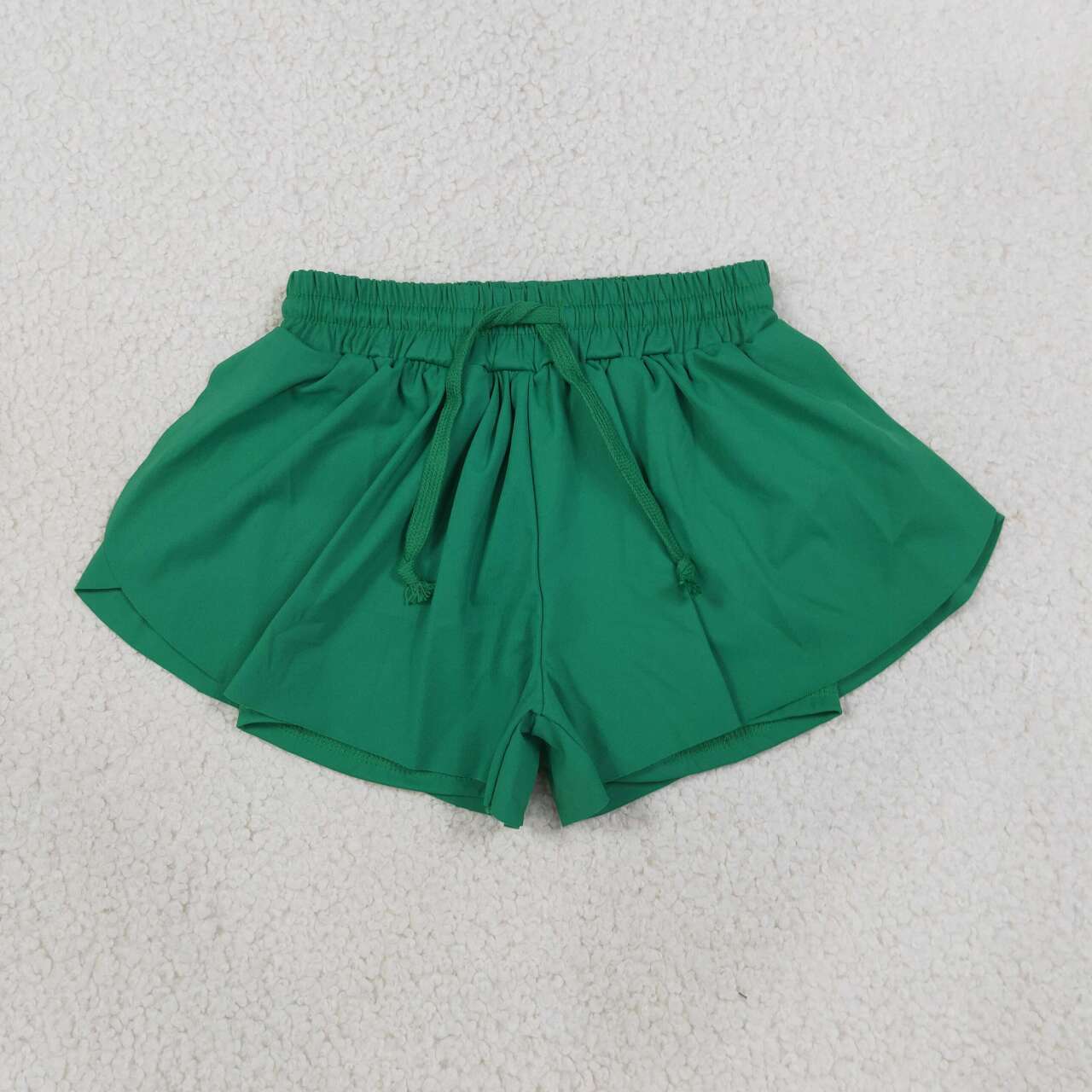 NEW RTS NO MOQ yoga fabric cotton SS0938 Baby Girls Green Yoga Butterfly Shorts Casual Bottom
