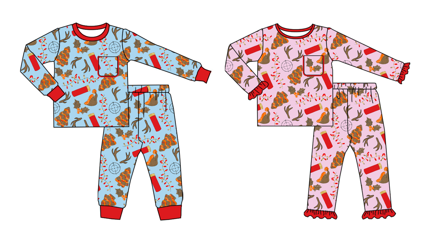 25.8.9 custom each style moq 5 eta 4-6week Sibling Sisters Christmas baby girl long sleeve pants sets 1 and sets 2 match family design