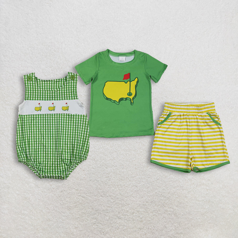 RTS NO MOQ sibling baby boys clothes short sleeve Clothes Sets and rompers