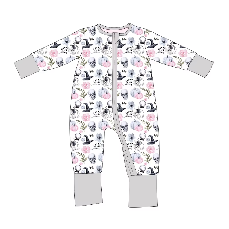 Custom moq 3 eta 7/8week moq 5 eta /4/5week Long Hybrid Zipper Romper