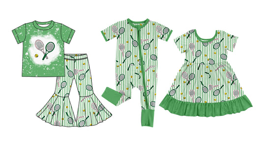 12.6 custom each style moq 5eta 4-6week Sibling Sister baseball baby girl sets and dress and rompers match family design