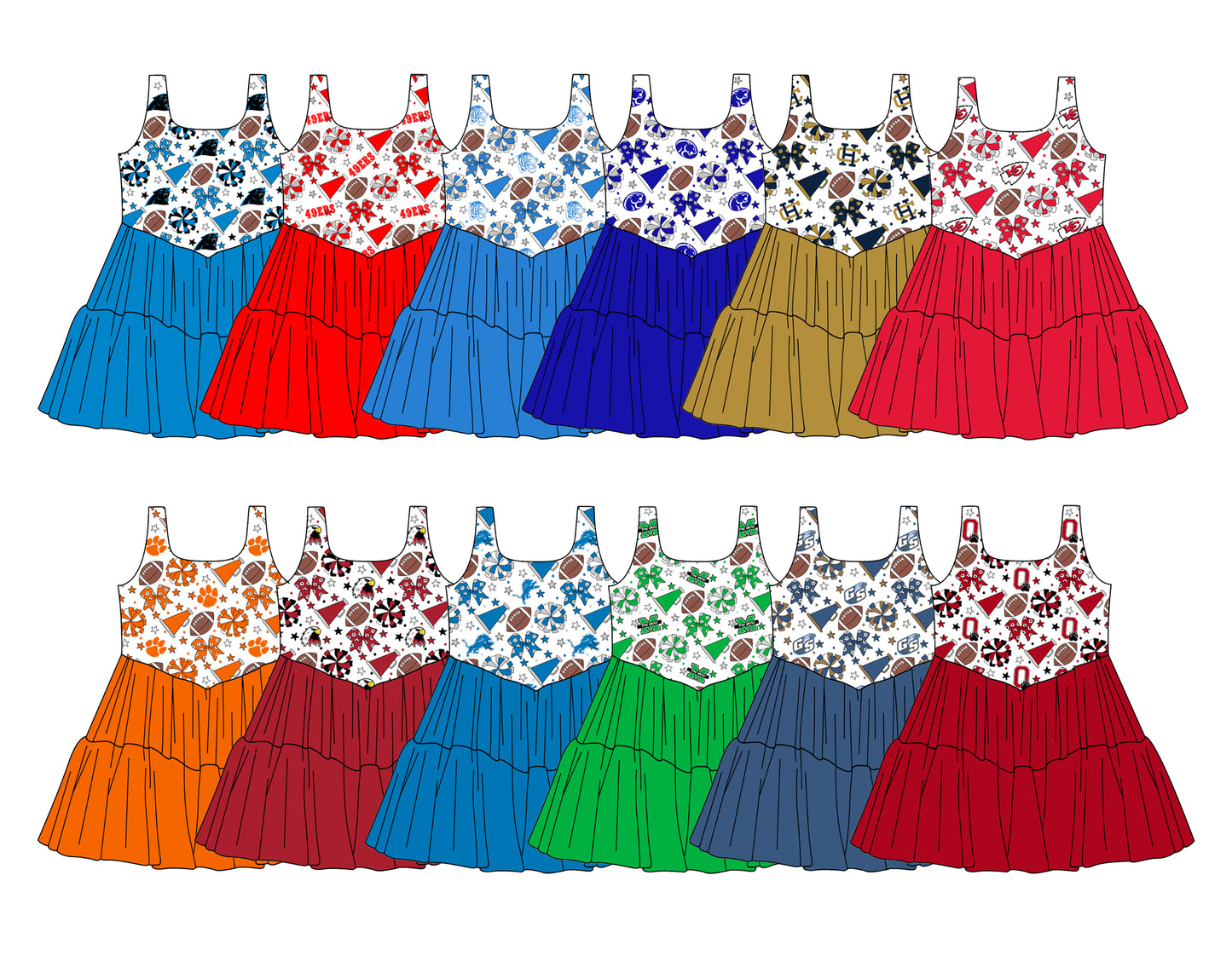 Custom moq 5 mix size milk silk summer teams Baby Girls Bows Stars Sleeveless Knee-Length Dress Cute Clothing