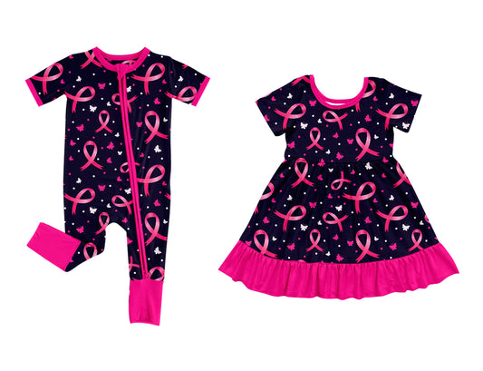 25.8.6 custom each style moq 5eta 4-6week Sibling Sisters bow baby girl short sleeve dress and rompers match family design