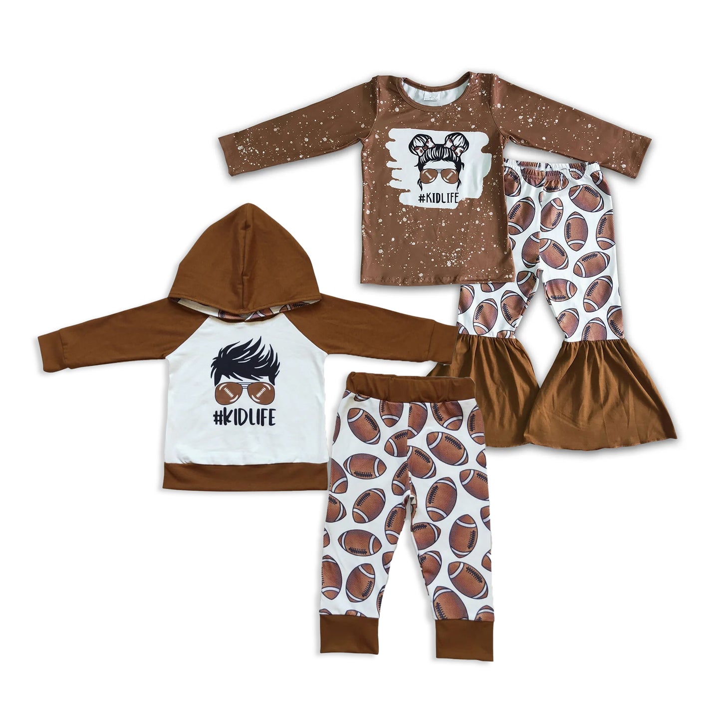 RTS NO MOQ Sibling baby boy clothes camouflage short sleeve pants Sets
