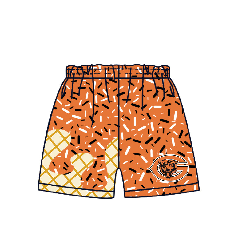Custom moq 5 mix size milk silk baby girls clothes team orange hooded long sleeve tops and skirt and dress and shorts 1 and shorts 2-25.7.4
