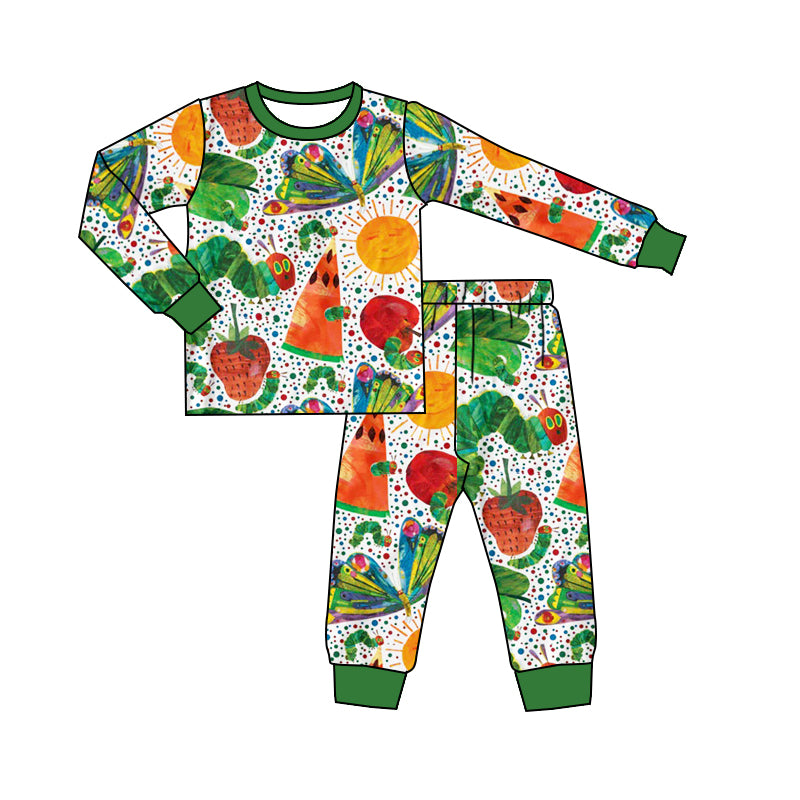 8.29 custom each style moq 5eta 4-6week Sibling Sister fruit baby girl sets and dress match family design
