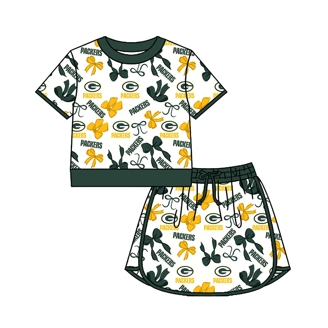 Custom moq 5 mix size milk silk summer teams Girls Polka Dot Sleeveless Top Shorts Set Top Skirt Short Set Long Sleeve Pullover Tops