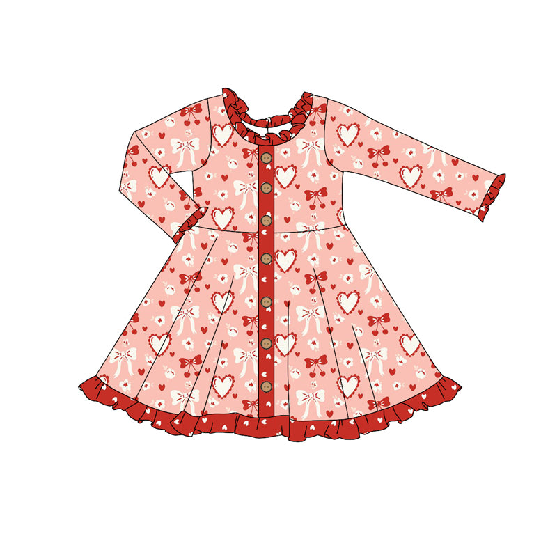 9.14 custom each style moq 5eta 4-6week Sibling Sister bow love baby girl dress and rompers match family design