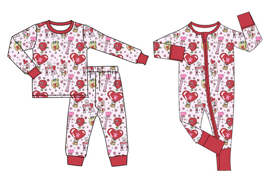 11.3 custom each style moq 5eta 4-6week Sibling love red baby girl sets and rompers match family design