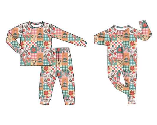 25.6.11 custom each style moq 5eta 4-6week Sibling Sisters Christmas baby girl long sleeve pants sets and rompers match family design